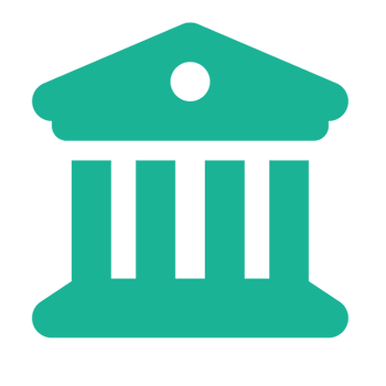 Building with columns icon